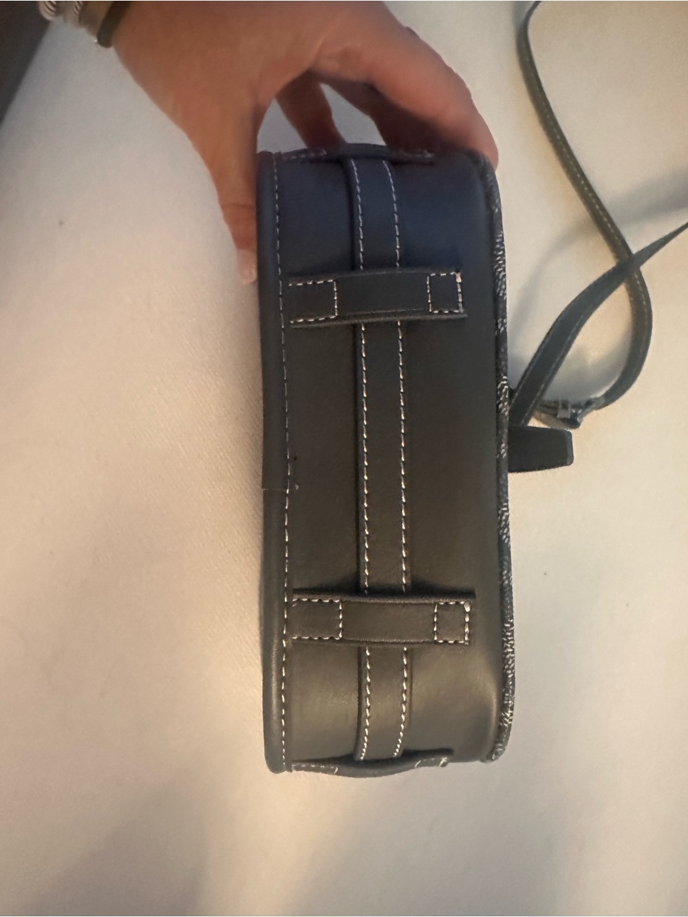 Goyard-Style Crossbody Bag in Black and Brown. MIRROR QUALITY - Picture 4 of 9